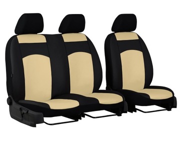 Leather covers universal ford transit custom 2+ 1, фото