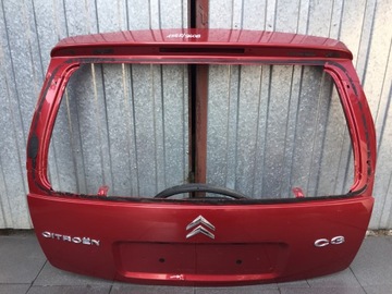 Citroen c3 1 c-3 крышка багажника зад 02-09, фото