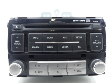 Hyundai i20 12-14 restyling tape recorder cd 96121-1j250, фото