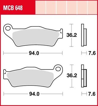 Pads brake ass motorcycle guzzi 850 940 1200, фото