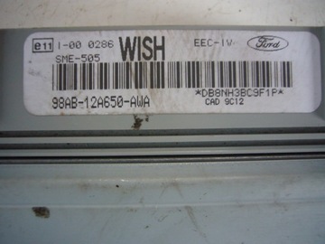 5675/ 36 computer control unit motor ford escort 1.6 16v 98ab12a650awa, фото