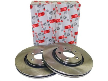 Disks brake front 2pcs audi a3 8l seat leon 1, фото