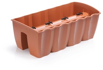 Flowerpot crown-terracotta, фото