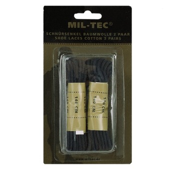 Laces miles-tec 12910002 black 140 centimeters, фото