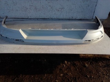 Vw passat b8 sedan overlay rear bumper spoiler, фото