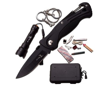 Комплект виживання master cutlery elk ridge ніж, фото