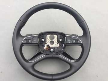 Steering wheel skin heated 4m0419091a inu audi q7 4m, фото