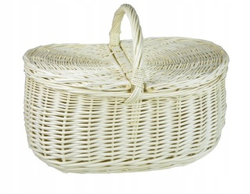 Basket (bracket) on picnic wicker picnic basket size. left, фото