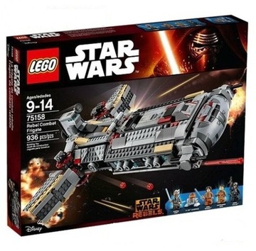 Lego звездные войны 75158 fregata боевая повстанцев, фото