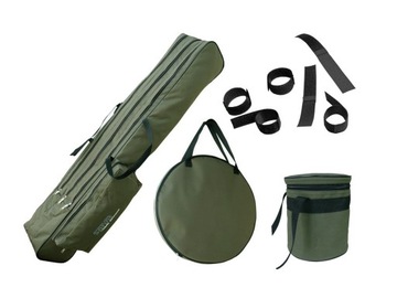 3 compartment 160cm fishing rod cover * 10 grtisow, фото