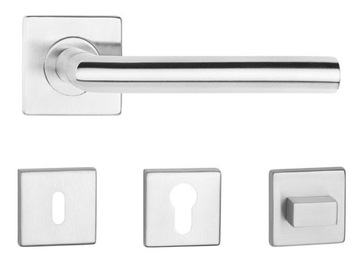 Inner handle metal - bud short sign, round sign, фото