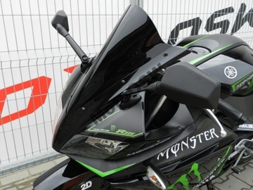 Yamaha yzf r125 glass black new vent fairing, фото