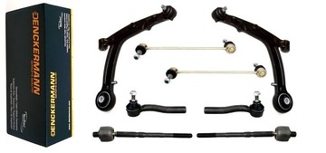 Levers stabilizer racks thrusts tips fiat panda 2 2003- front set, фото