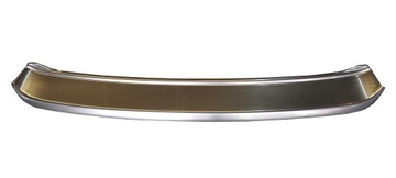 Aluminum overlay protective on bumper audi a6 sedan 2016-, фото