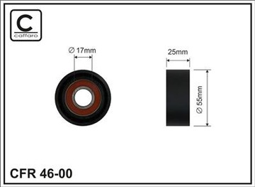 Tension roller belt wedge. citroen peugeot fiesta, фото