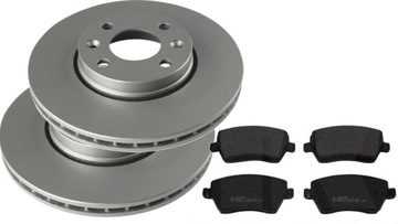 Набор 2x тормозные диски колодки перед nissan note e11 2006-2012, фото