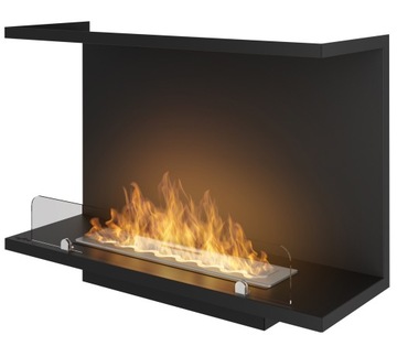Biofireplace suspended infire 80 x 45 x 25 centimeters black, фото