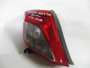 Ліхтар лівий задній toyota yaris 3 11 - 14 рік, фото