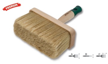 Flat brush straightforward stalco 18 centimeters, фото