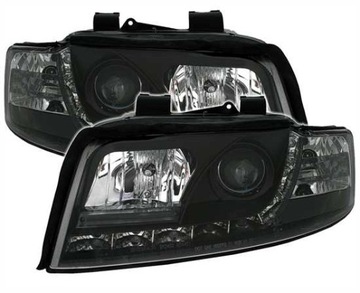 Фонаря audi a4 b6 10. 00-10. 04 daylight black черный sonar, фото