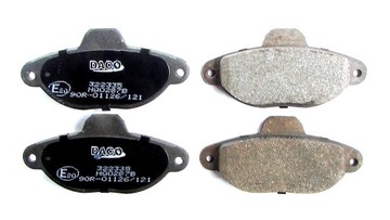 Pads brake to fiat cinquecento 500 seicento punto panda front, фото