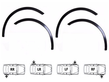 Ford galaxy overlay fenders left right front wing ass 06 - 14, фото