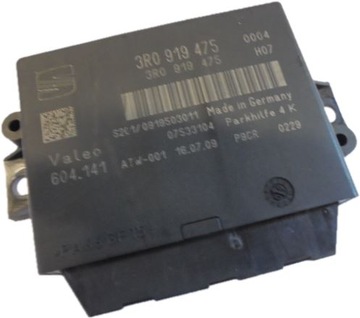 Seat exeo 2009 parking sensors control unit parking sensor 3r0919475, фото