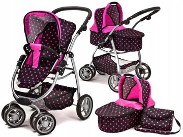 Great trolley for dolls stroller gondola doris 4w1, фото