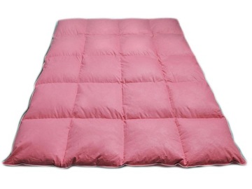 Blanket down jacket 160x200 goose fluff natural colors, фото