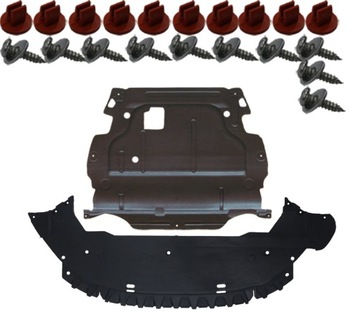 Ford s-max protection motor bumpers clips 2006-15, фото