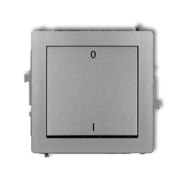 Switch bipolar silvery 7dwp-9 deco karlik, фото