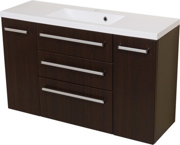 Focus furniture for the bathroom wenge cabinet+ washbasin 120, фото