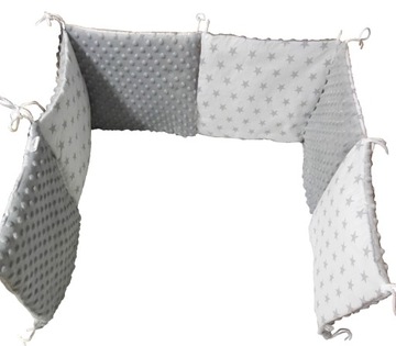 Защита модульный 30x30 6шт для кроватки 60/ 120 minky хлопок много узоры, фото