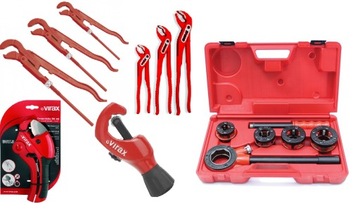 Virax rothenberger toolkit for hydraulics threaded key cutter, фото
