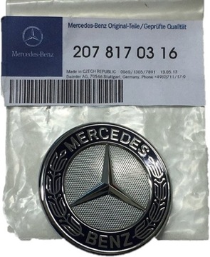 Емблема знак капота mercedes a2078170316 новий оригінал, фото