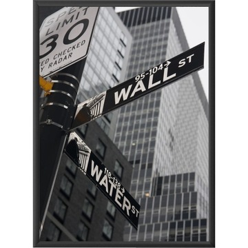 Frame aluminum black 30x45 centimeters - frame 45x30 centimeters, фото