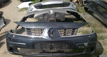 Front bumper front renault laguna 2 restyling chrome, фото