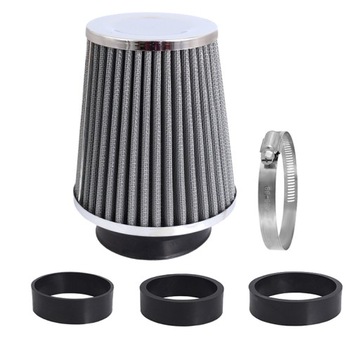 Air filter conical automotive versatile adapters 60/ 63/ 70mm, фото