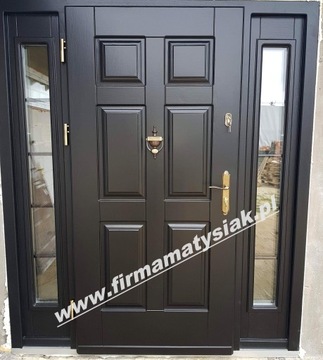 Door external wooden black, фото