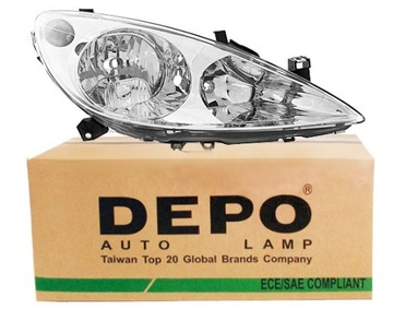 Peugeot 307 headlight headlights depo right, фото