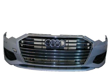 Audi a6 c8 4k0 18 - 22r. front bumper, фото