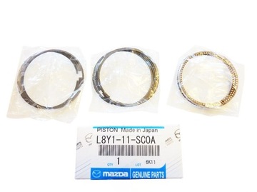 Piston rings complete original mazda 5 6 mx - 5 1.8 gasoline, фото