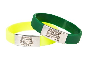 Silicone clamp ice token on wrist, фото