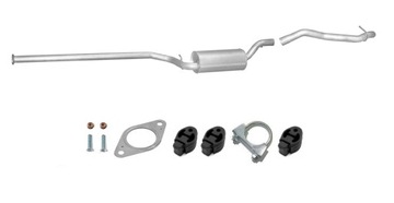 Ford focus c-max 1.6 1.8 tdci (2003-2010) труба выхлопная центральный+ патрубком задняя, фото