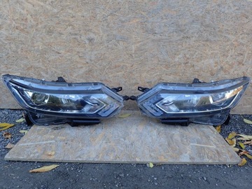 Headlight left headlight right nissan qashqai 2 restyling, фото