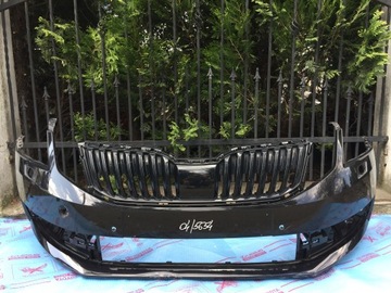 Skoda octavia 3 5e front bumper restyling 2017 -, фото