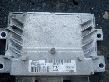 Ford fiesta mk7 computer motor 8v21-12a650-te, фото