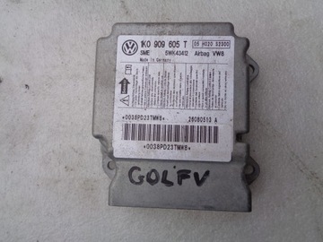 Датчик подушка безопасности vw golf v touran octavia 1k0909605t, фото