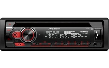 Автомагнитола автомобильное pioneer deh-s420bt 1-din, фото