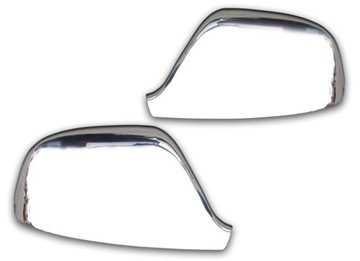 Vw t5 fl 09-15 overlay on mirrors chrome metal, фото